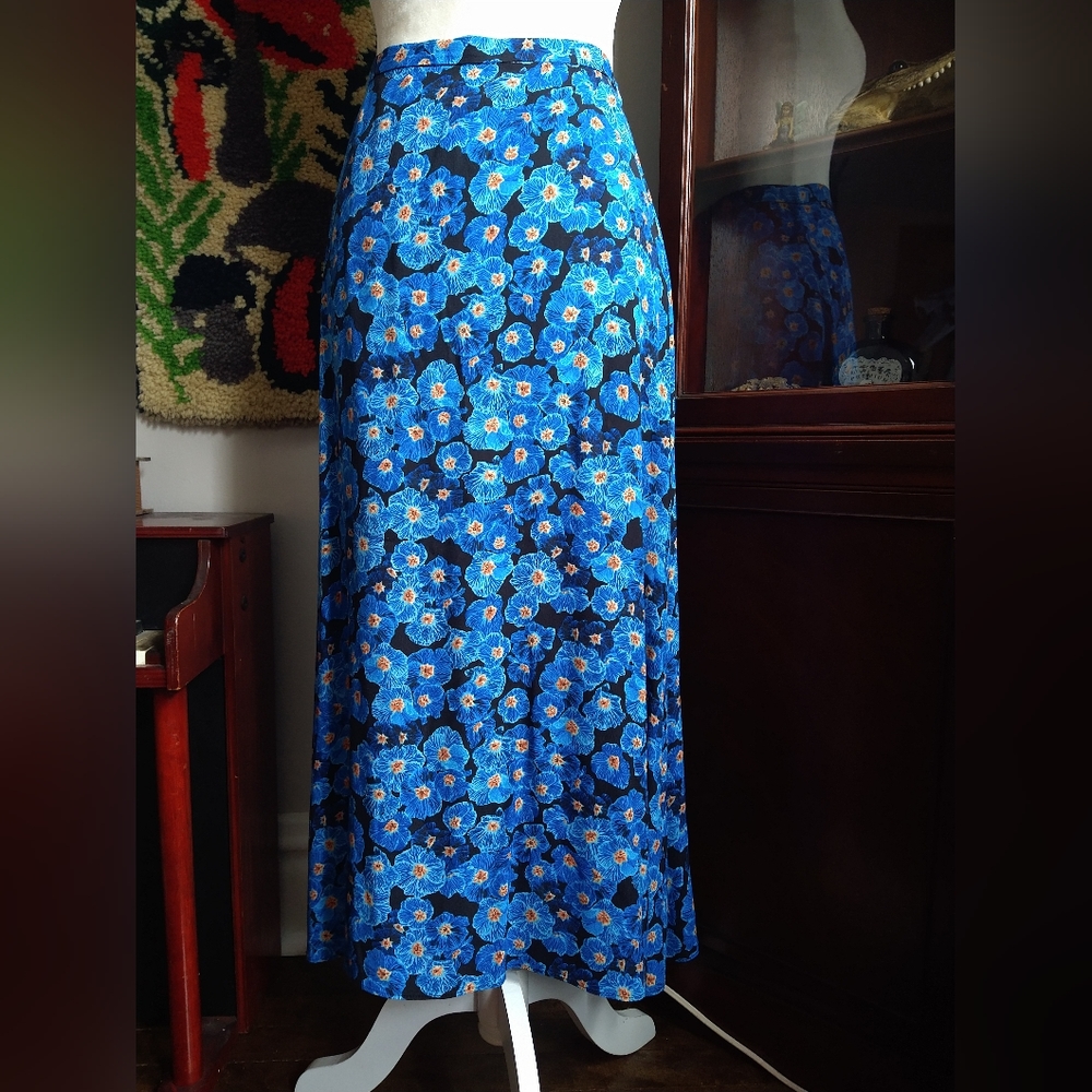 Wilfred maxi floral blue NWOT skirt size 2